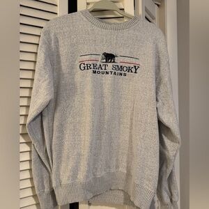 Great Smoky Mountains Crewneck Sweater - Gray
